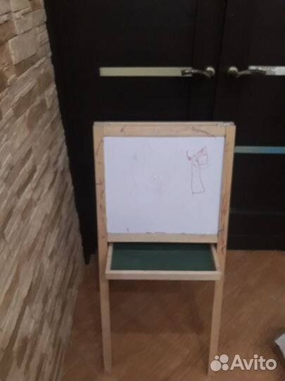 Доска дошкольная меловая детская