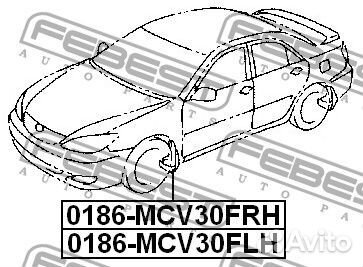 Брызговик передний правый