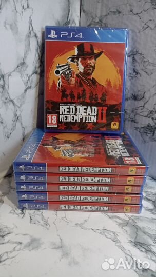 Red dead redemption 2 ps4 диски новые