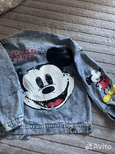 Джинсовая куртка оверсайз