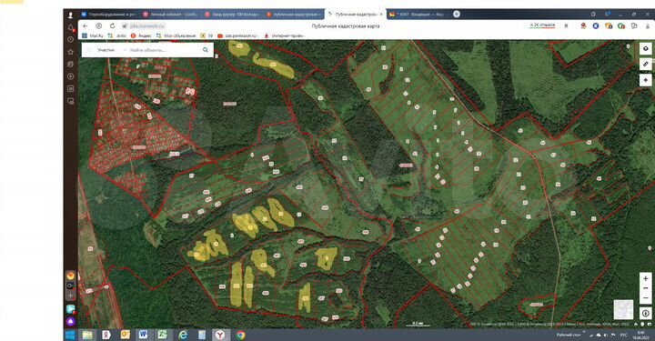 Участок 57,2 га (СНТ, ДНП)