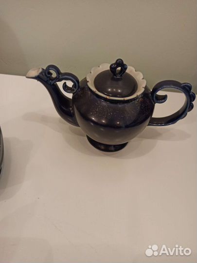 Посуда из синего фарфора