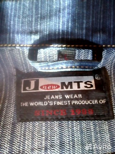 Джинсовая куртка мужская J new MTS Jeans Wear