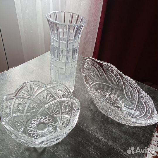 Ваза хрустальная СССР