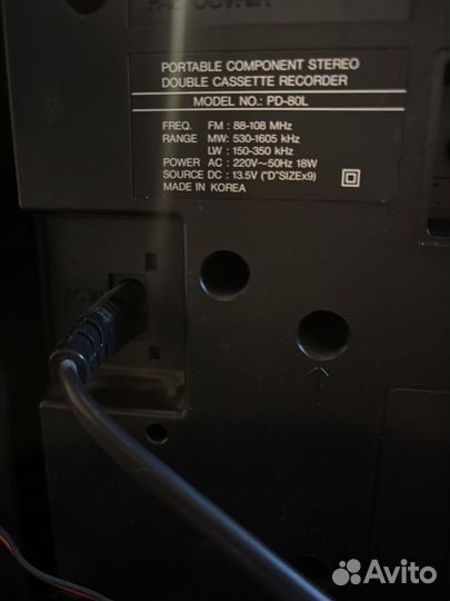 Магнитофон samsung