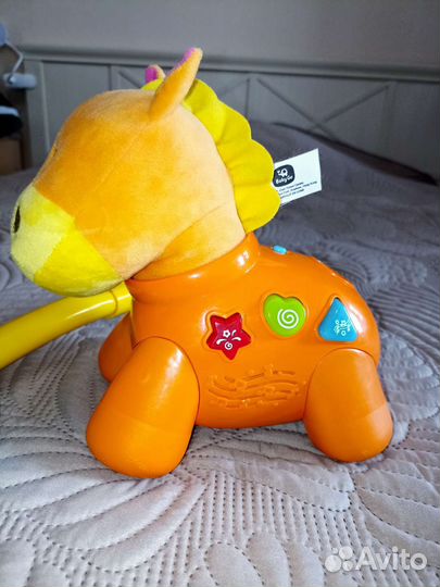 Лошадка каталка с ручкой