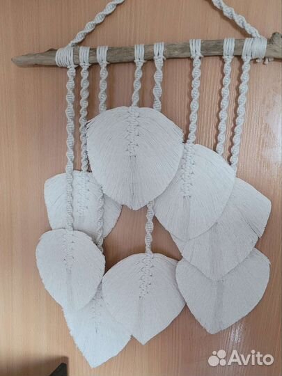 Листочки макраме