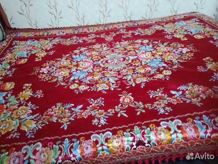 Плюшевое покрывало, ковер СССР