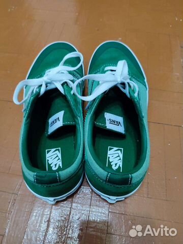 Кеды Vans Old skool Cheker foxing Dark green