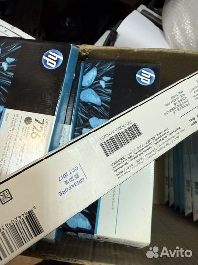 Картридж hp 726 727 matte black