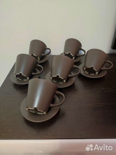 Чашка с блюдцем IKEA