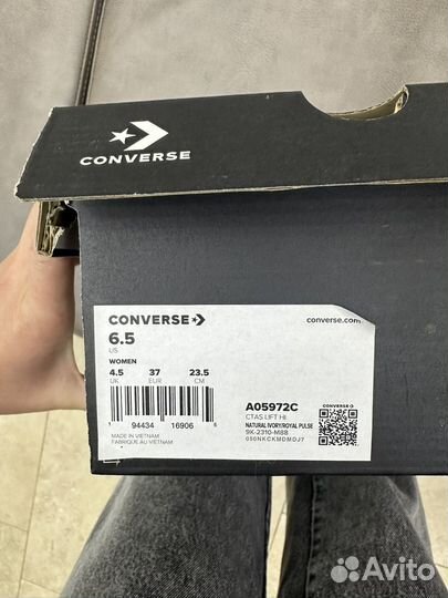 Кеды converse женские 37