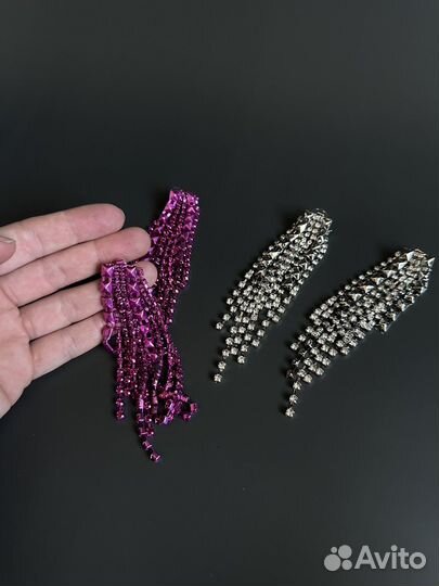 Серьги в стиле Valentino
