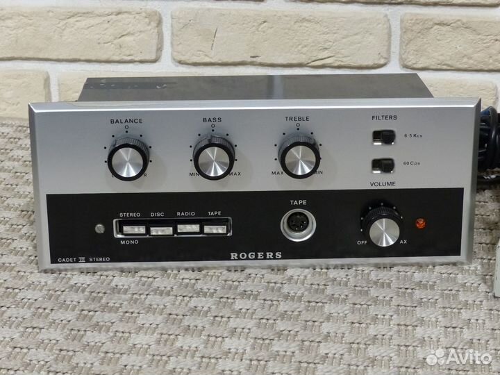 Rogers Cadet 3 pp ECL86 лампов 1967г. New tubw