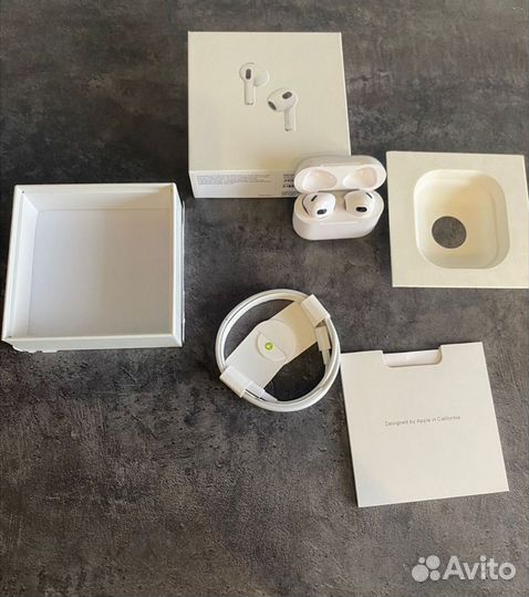 Беспроводные наушники apple airpods 3