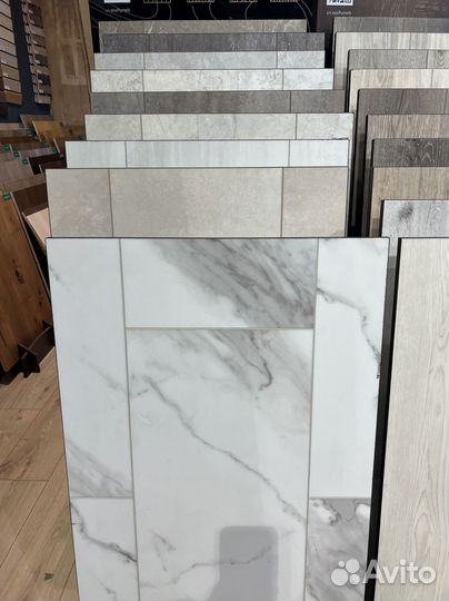 Кварцвинил под мрамор клеевой