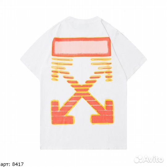 Off white футболка Белая S