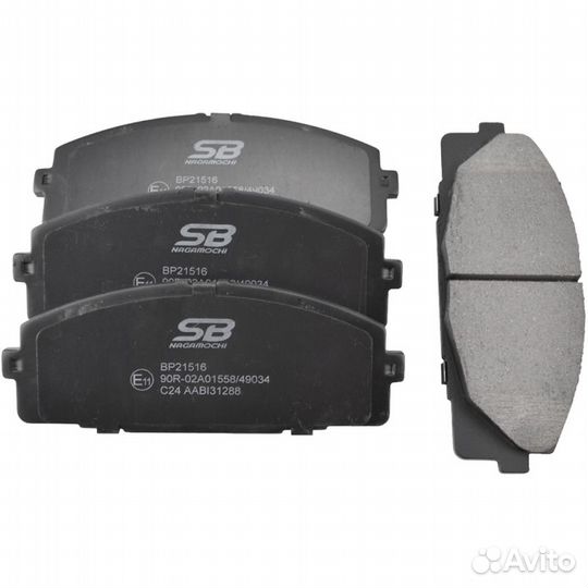 Тормозные колодки BP21516* SB nagamochi (импорт