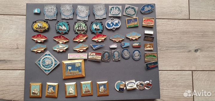 Значки морской флот