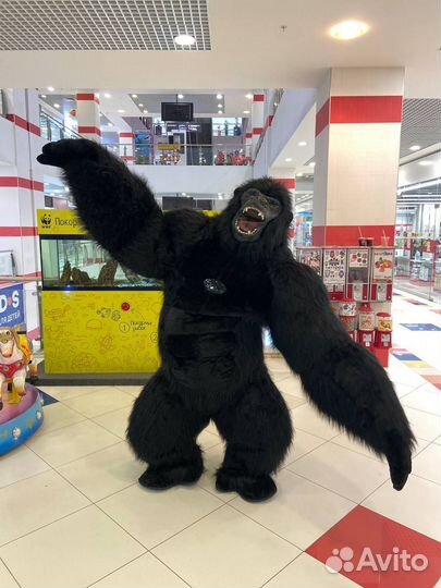 Горилла ростовая кукла Кин-конг