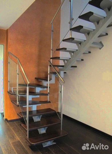 Забежная лестница с установкой