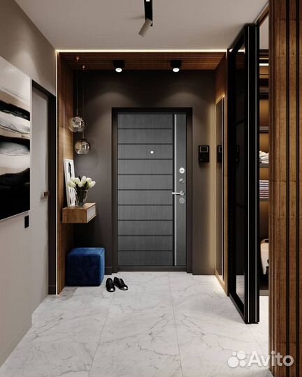 Входная дверь металлическая с достакой