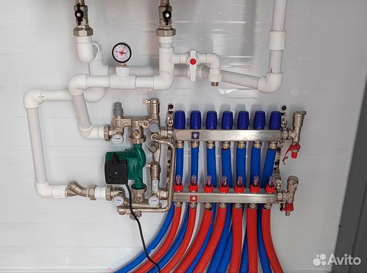 Отопление и водоснабжение под 