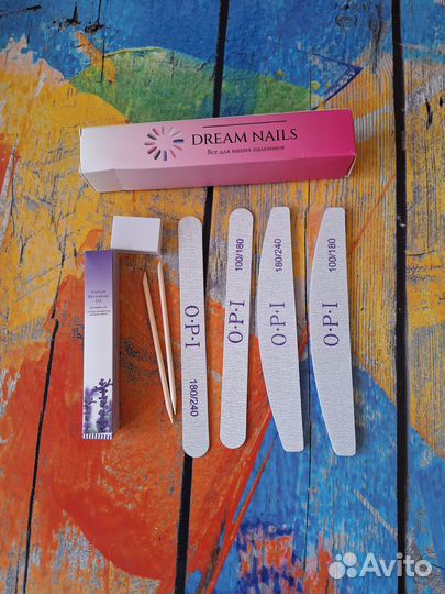 Набор пилок для ногтей с маслом для ногтей