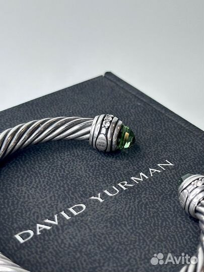 Браслет david yurman с прасиольте