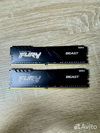 Kingston Fury Beast DDR4 / 32 gb / 3733 Mhz