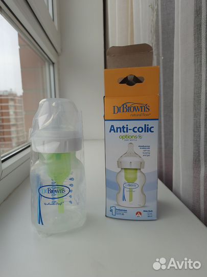 Бутылочка для кормления dr browns новые