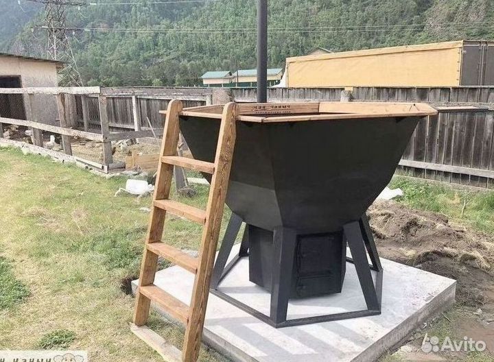 Купель, банный чан