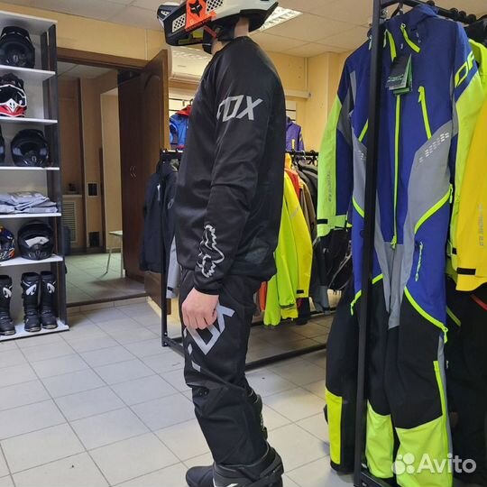 Эндуро кросс комплект джерси штаны FOX черное