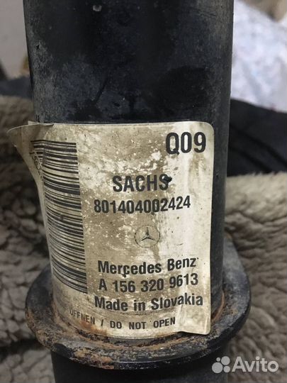 Aмортизaторы Меrcеdes-Веnz Glа-Class Х156 M270