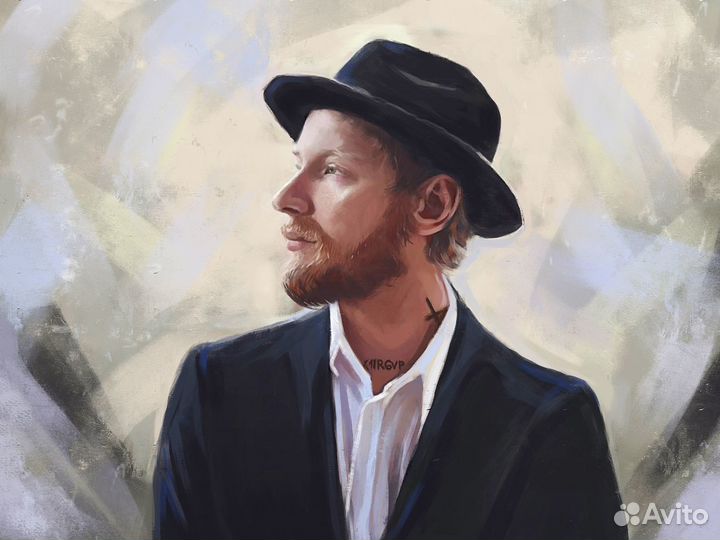 Портрет по фото на холсте под заказ