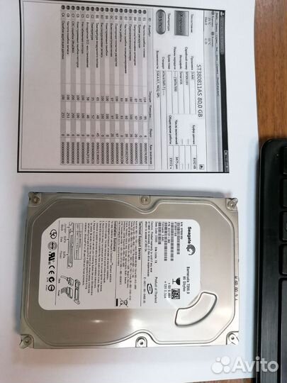 Жесткий диск ST380811AS Seagate 80 Гб
