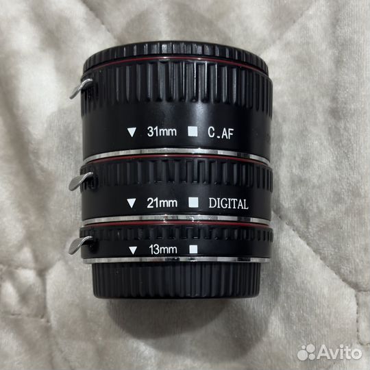 Макро кольца с байонетом canon ef