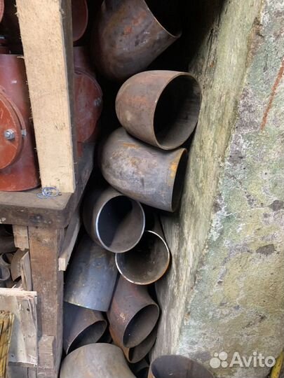 Отвод стальной ду 150 чёрный цинк