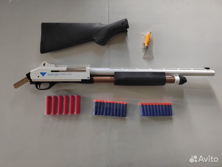 Игрушечное ружье Mossberg 550 на мягких пульках