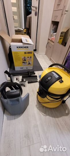 Моющий пылесос karcher se 4002
