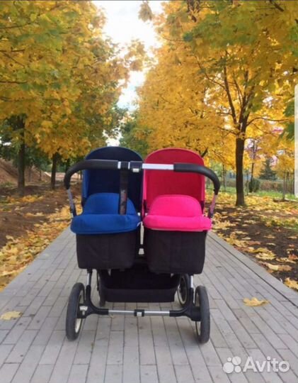 Коляска для двойни Bugaboo donkey twin 2в1