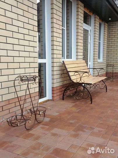 Скамейка кованная уличная