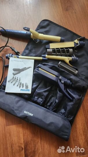 Выпрямитель плойка philips с насадками гофре