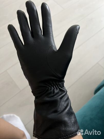 Перчатки женские кожаные 7 размер