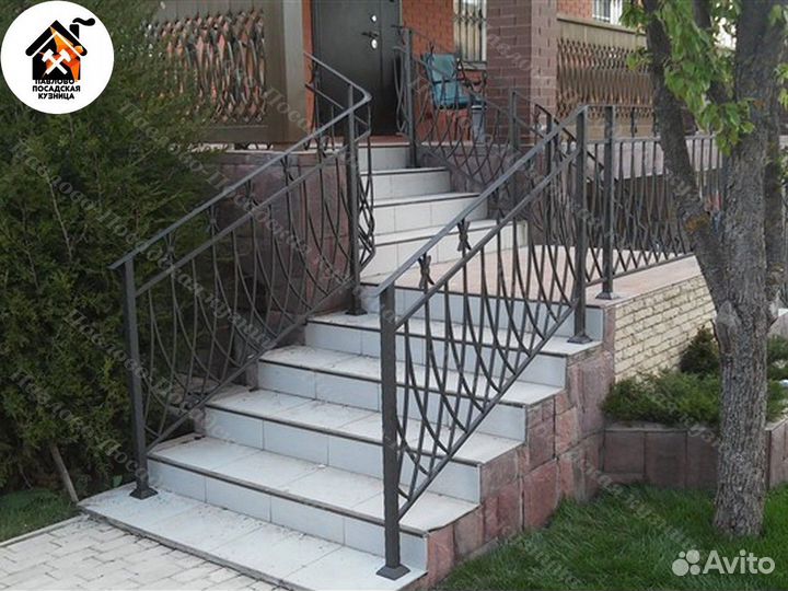Кованые перила на крыльцо