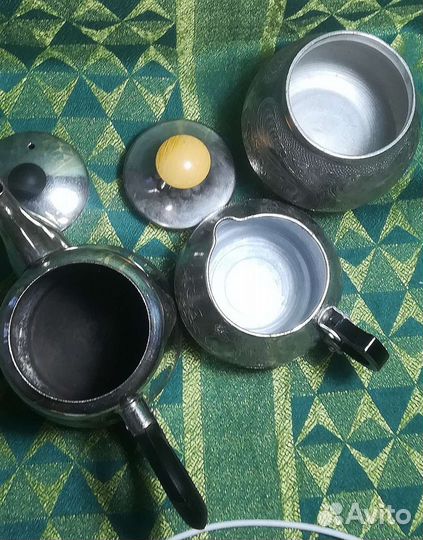 Набор чайный металл мнц СССР