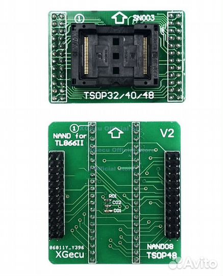 Программатор TL866II+ адаптеры nand/nor/flash