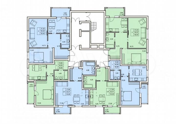 1-к. квартира, 36,6 м², 10/16 эт.