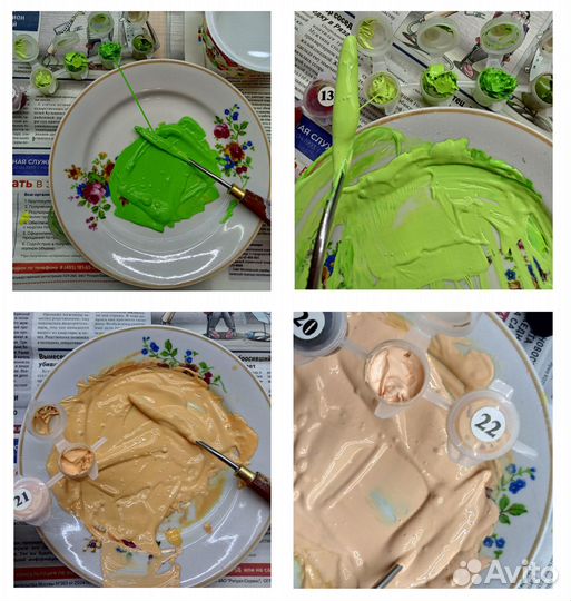 Акриловые краски подбор для картин по номерам