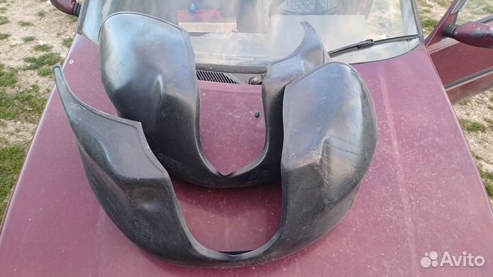 Подкрылки, локеры защита на шевролет авео